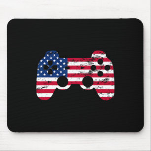 4 juli amerikansk flagg video spel pojkar barn t-s musmatta