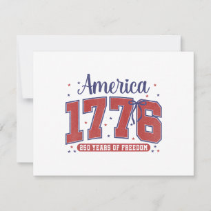 4 juli amerikansk flagga vintage 250 år 1776 2 spara datumet