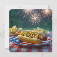 4 juli amerikansk het korv