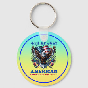 4 juli amerikansk örn sublimering-61001 nyckelring