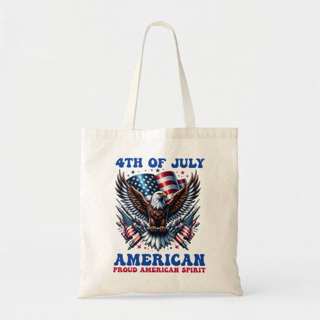 4 juli amerikansk örn sublimering-61001 tygkasse (Framsidan)