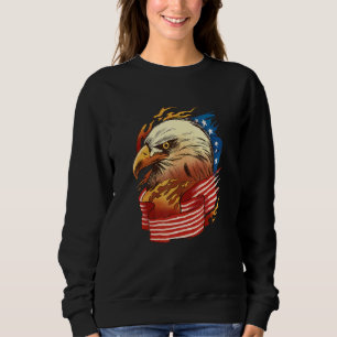 4 juli amerikansk örnflagga-självständighetsdag t shirt