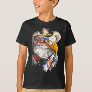 4 juli amerikansk örnflagga självständighetsdag t shirt