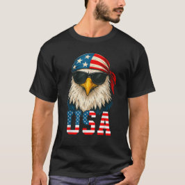 4 juli Amerikanska Flagga Patriotic T Shirt