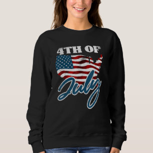 4 juli Amerikanska Flagga Pride American Kärlek My T Shirt