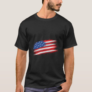 4 juli Amerikanska patriotiska Independence day T Shirt