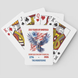 4 juli Amerikas 250-års semiquincentennial firande Casinokort