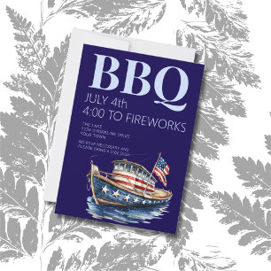 4 juli BBQ-fest-inbjudan Inbjudningar