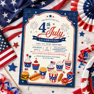 4 juli BBQ Grillfest Inbjudan