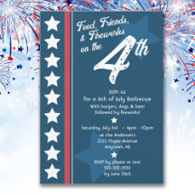 4 juli BBQ Patriotisk