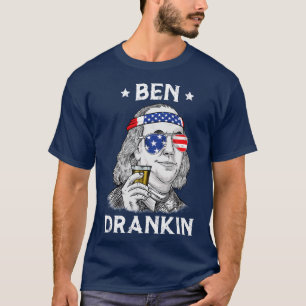 4 juli Ben Drankin Benjamin Franklin T Shirt