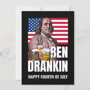 4 juli BEN DRANKIN Julkort