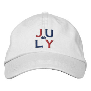 4 juli broderad keps