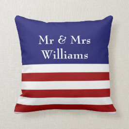 4 juli Bröllop Pillow Kudde