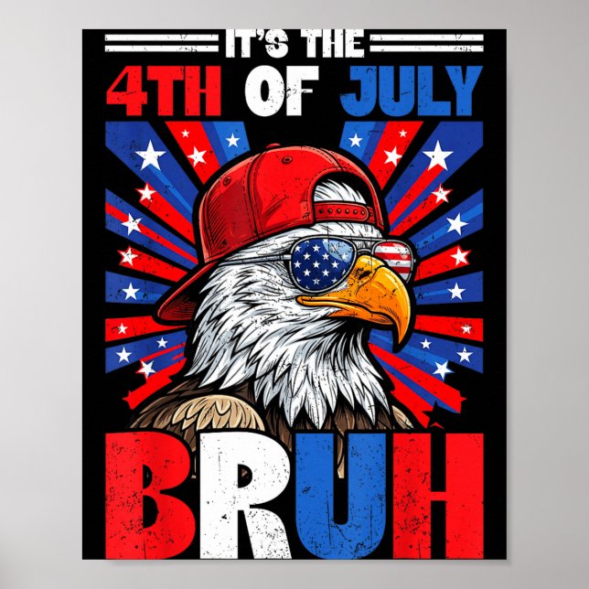 4 juli bror 250 år 1776-2026 örn poster (Framsidan)