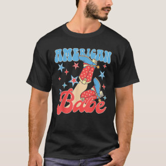 4 juli brudtärna möhippa amerikansk t shirt