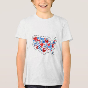 4 juli Christian Coquette Kärlek Jesus &am T Shirt