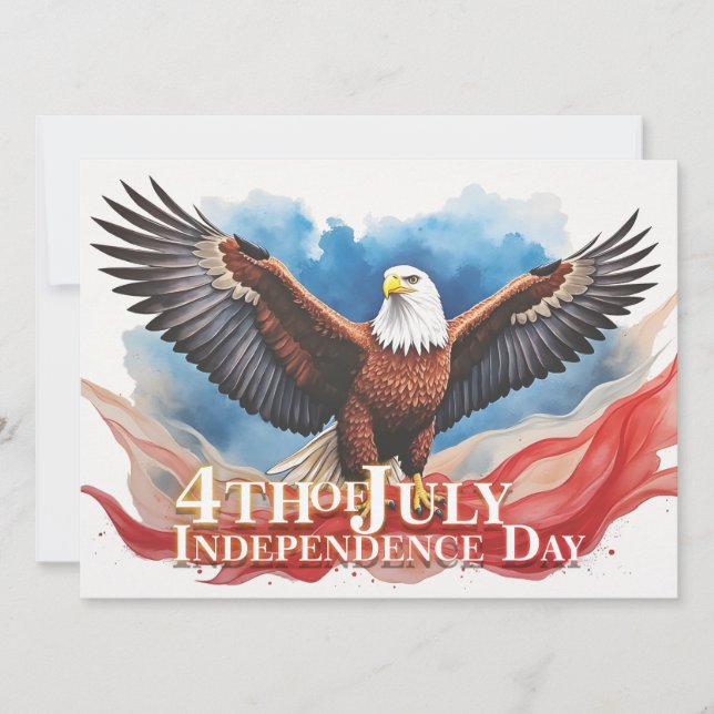 4 juli Eagle - Patriotic Art Design (Framsida)