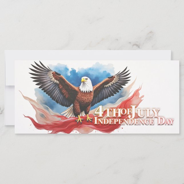 4 juli Eagle - Patriotic Art Design (Framsida)