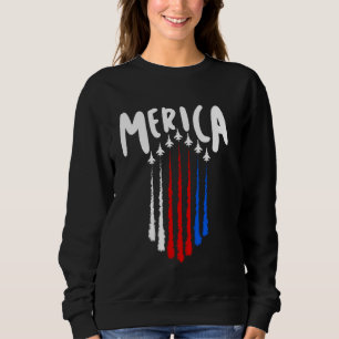 4 juli eller minnesdagen Rött vitt blått Luft för T Shirt