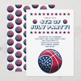 4 juli-fest Basketboll Inbjudningar