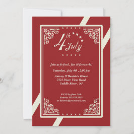 4 juli-fest inbjudningar