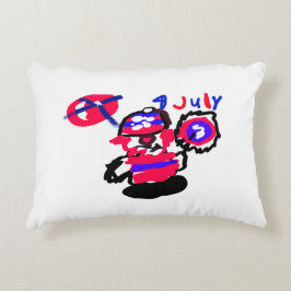 4 juli-fest prydnadskudde