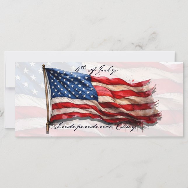 4 juli – Fira med USA-flagga (Framsida)