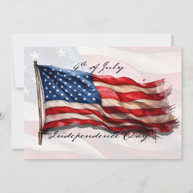 4 juli – Fira med USA-flagga (Framsida)