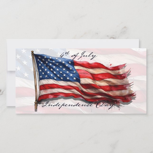 4 juli – Fira med USA:s flagga (Framsida)