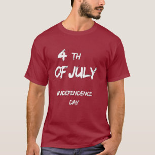 4 juli Firande: Independence day design T Shirt