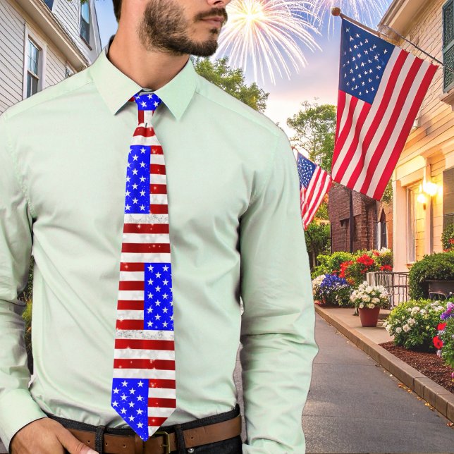 4 juli Firande-USA flagga Slips (Skapare uppladdad)