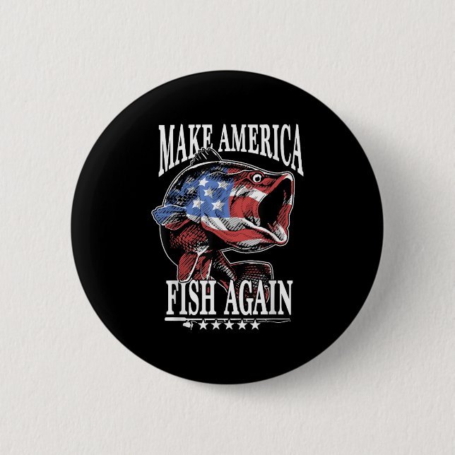 4 juli-fiske _ Gör Amerika fiskar igen USA  Knapp (Framsida)