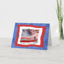 4 juli Födelsedag i Röda vitt och blå