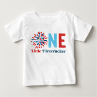4 juli Första födelsedagen Baby T-Shirt