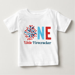 4 juli Första födelsedagen Baby T-Shirt