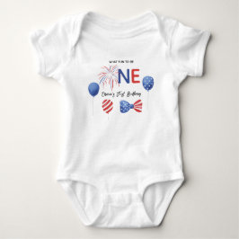 4 juli Första födelsedagsfest T Shirt