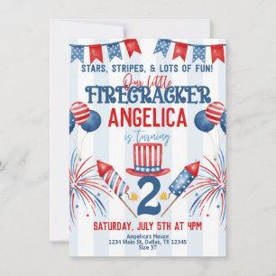 4 juli fyrverkeri födelsedagsfest inbjudan
