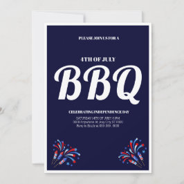 4 juli fyrverkeri grillfest inbjudningar