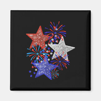 4 juli fyrverkerier magnet