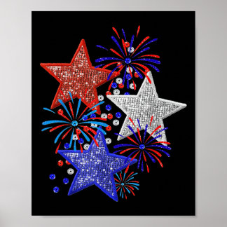 4 juli fyrverkerier poster
