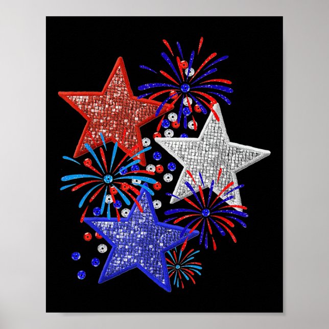 4 juli fyrverkerier  poster (Framsidan)