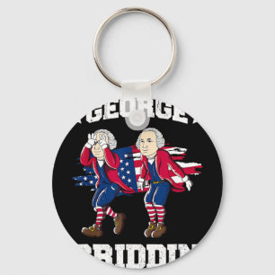 4 juli George Washington Griddy George Griddi Nyckelring