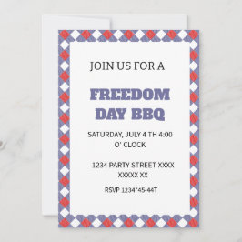 4 juli glad självständighetsdag inbjudningar