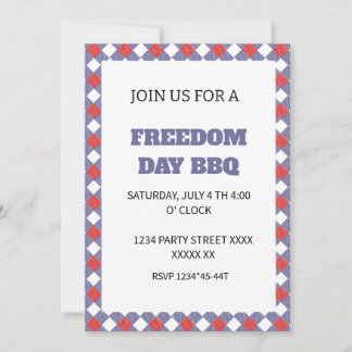 4 juli glad självständighetsdag inbjudningar