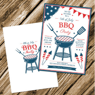 4 juli grillfest inbjudan