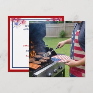 4 juli grillfest inbjudningar