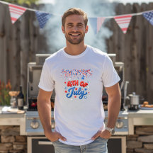 4 juli herr T-shirt