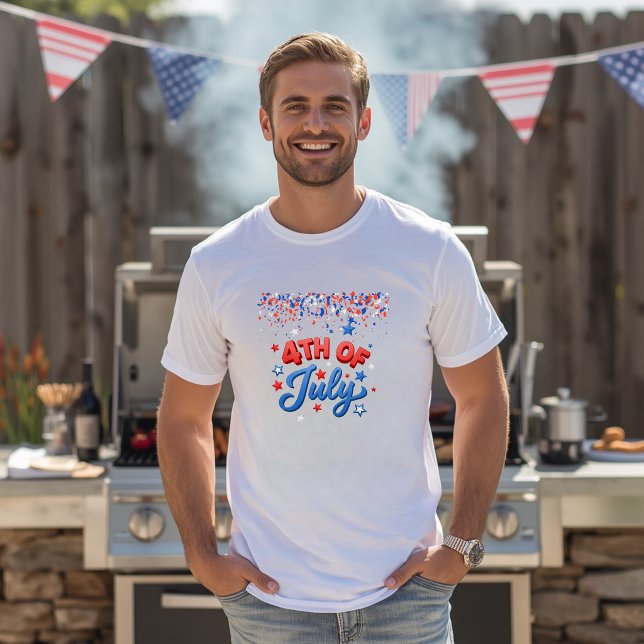 4 juli herr T-shirt (Skapare uppladdad)