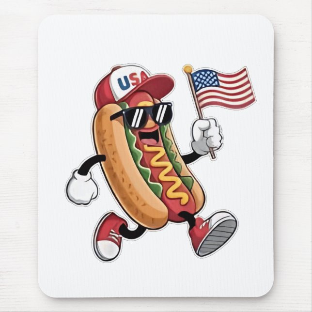 4 juli Hotdog American Independence 1776 Musmatta (Framsidan)
